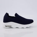 Men’s Casual Jersey Knit Sneakers(dark blue)